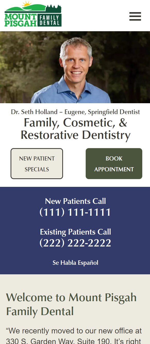 Mount Pisgah Mobile Website